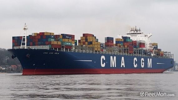 CMA CGM Vela CMA CGM VELA Container ship IMO 9354923