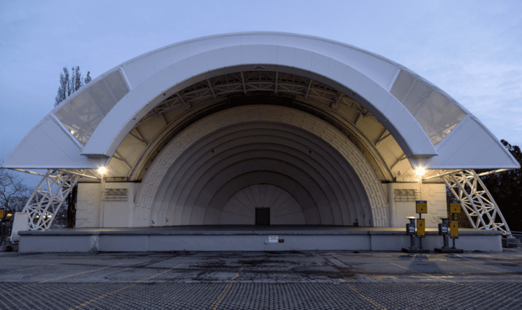 CNE Bandshell Photo of the Day Exhibition Place Bandshell Urban Toronto