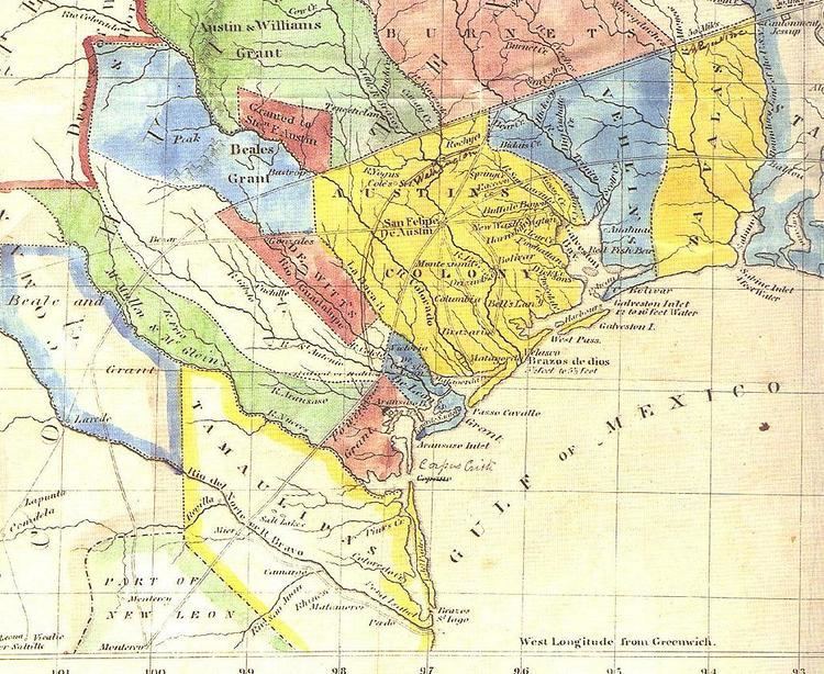 Coahuila y Tejas Coahuila y Tejas Southeast Sector 1836