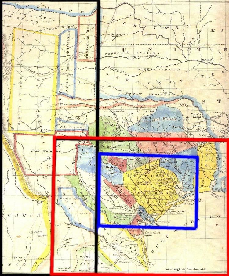 Coahuila y Tejas Maps Coahuila y Tejas