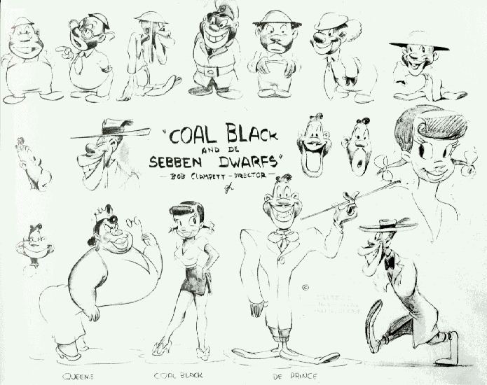 Coal Black and de Sebben Dwarfs coal black and de sebben dwarfs the color of history Pinterest