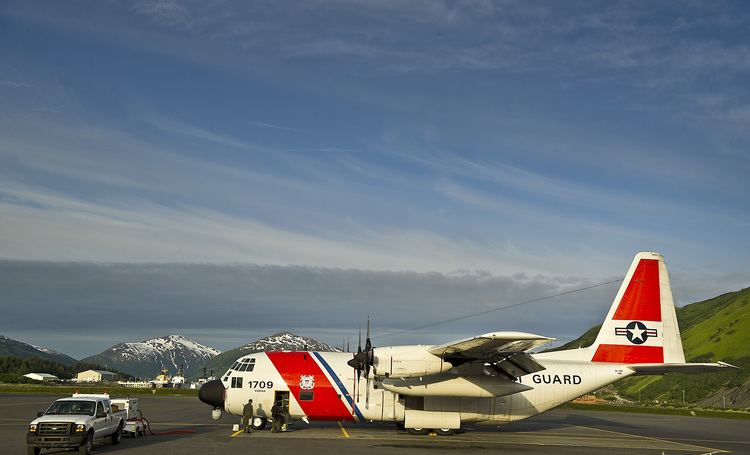 Coast Guard Air Station Kodiak FileUS Coast Guardsmen conduct preflight checks on an HC130H