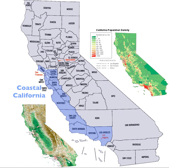 Coastal California The New State of Coastal California Newgeographycom