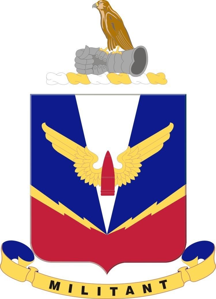 Coats of arms of U.S. Air Defense Artillery Regiments