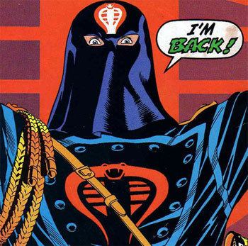 Cobra (G.I. Joe) Cobra Commander39s Face Revealed In GI Joe Flick COBRA Comic Vine