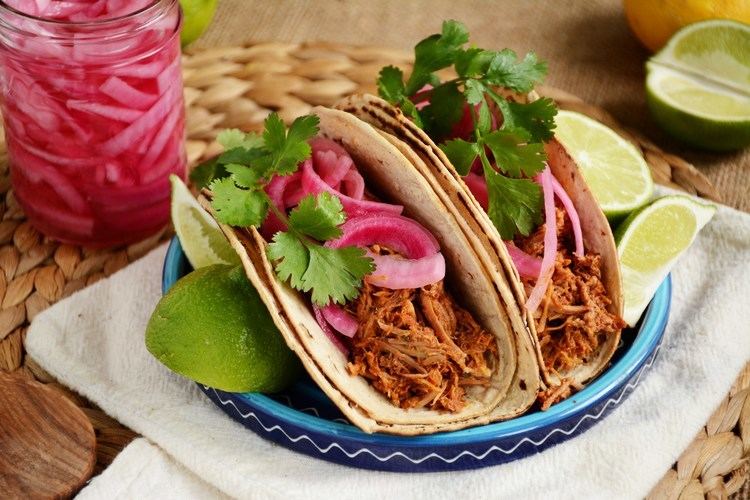 Cochinita pibil Slow Cooker Cochinita Pibil Tacos Yucatan Pulled Pork