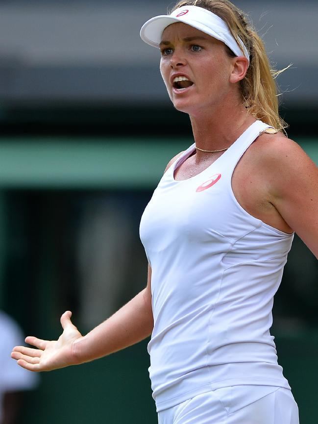 Coco Vandeweghe Wimbledon 2015 Maria Sharapova beats Coco Vandeweghe to