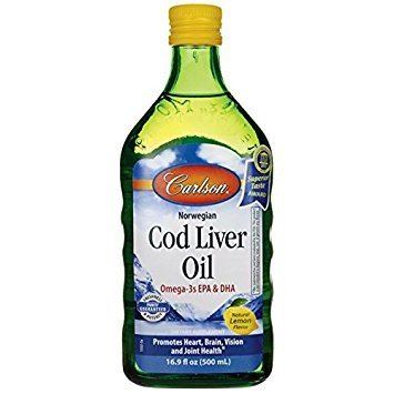 Cod liver oil Amazoncom Carlson Norwegian Cod Liver Oil Lemon 500 ml Health