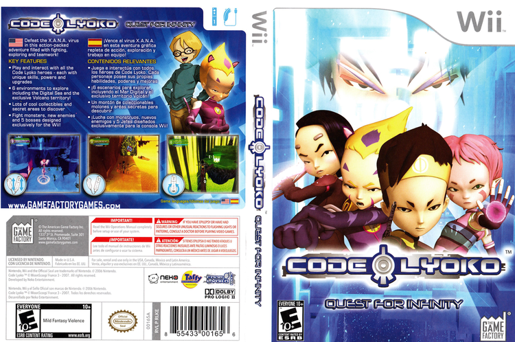 Code Lyoko: Quest for Infinity RLKEGY Code Lyoko Quest for Infinity