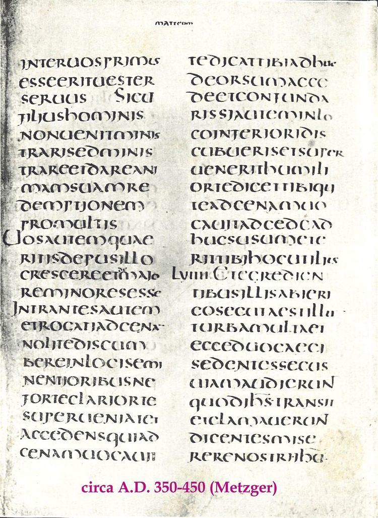 Codex Claromontanus V