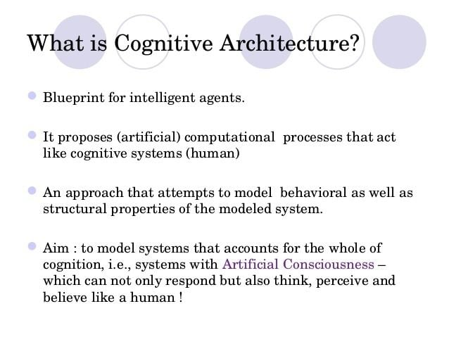 Cognitive architecture httpsimageslidesharecdncomcognitivearchitect