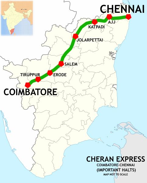 Coimbatore–Chennai Central Superfast Express