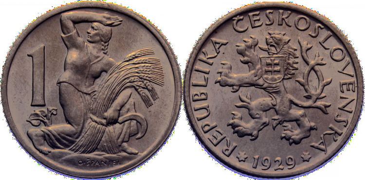 Coins of the Czechoslovak koruna (1919)