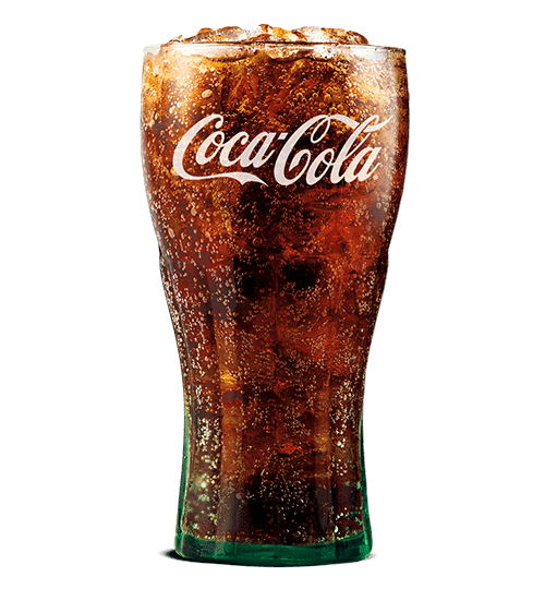 Cola CocaCola at BURGER KING Enjoy the genuine taste