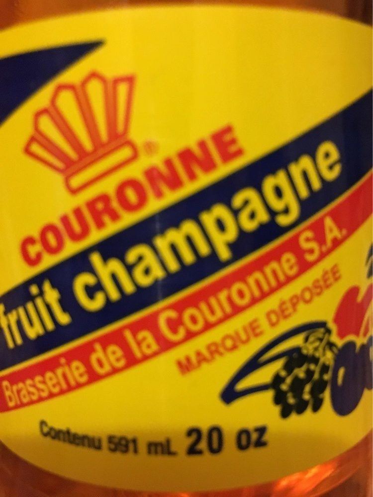 Cola Couronne Fruit Champagne - Product - fr