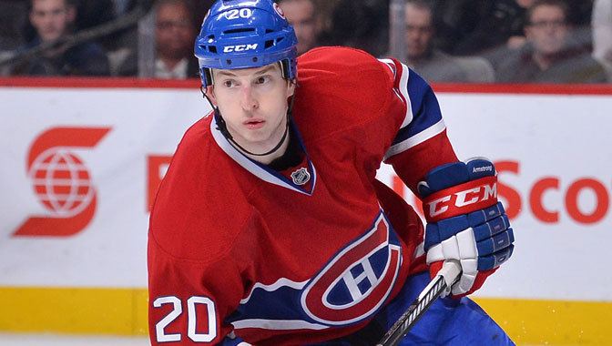 Colby Armstrong Former Montreal Canadiens forward Colby Armstrong signs