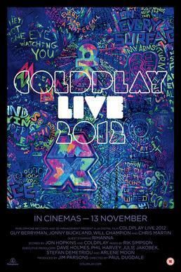Coldplay Live 2012 movie poster