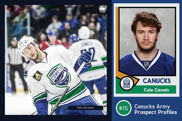 Cole Cassels Canucks Army Prospect Profiles 15 Cole Cassels Canucksarmy