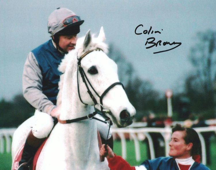 Colin Brown (jockey) Colin Brown Desert Orchid Signed Photo