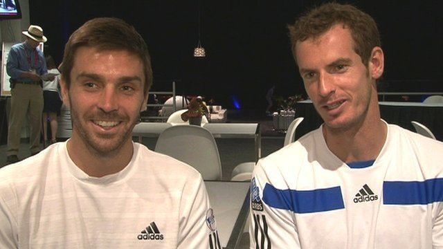 Colin Fleming Andy Murray and Colin Fleming discuss doubles partnership