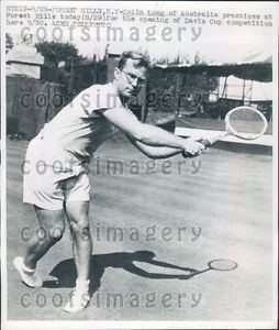 Colin Long (tennis) 1947 Australian Tennis Player Colin Long Press Photo eBay