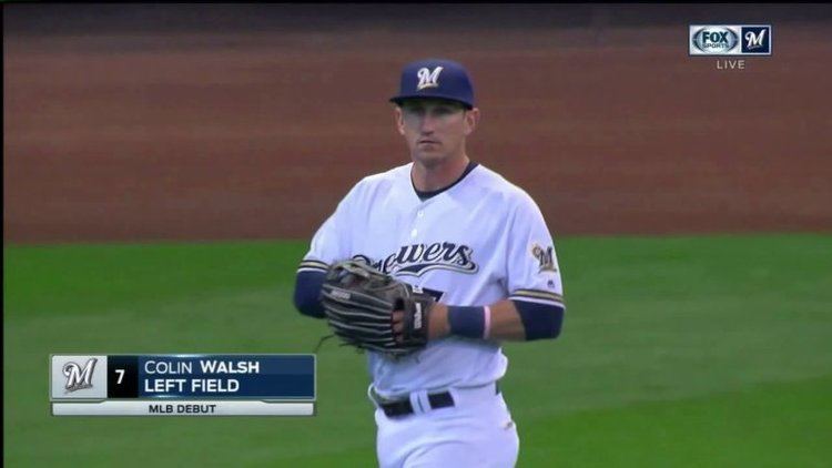 Colin Walsh (baseball) Colin Walsh thrilled to be Rule 5 Brewers player but if that