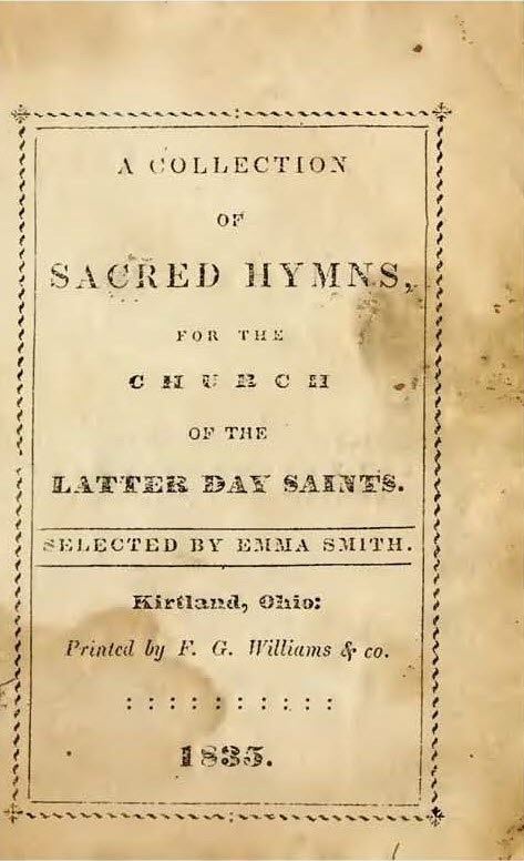 Collection of Sacred Hymns (Kirtland, Ohio)