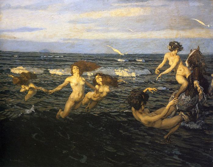 Collier Twentyman Smithers Collier Twentyman Smithers A Race with Mermaids and Tritons Water