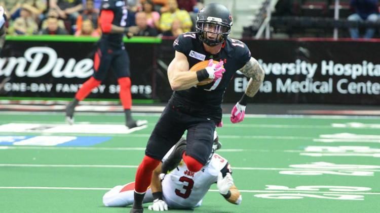 Collin Taylor WR Collin Taylor Returns to Gladiators for 2017 Cleveland Gladiators