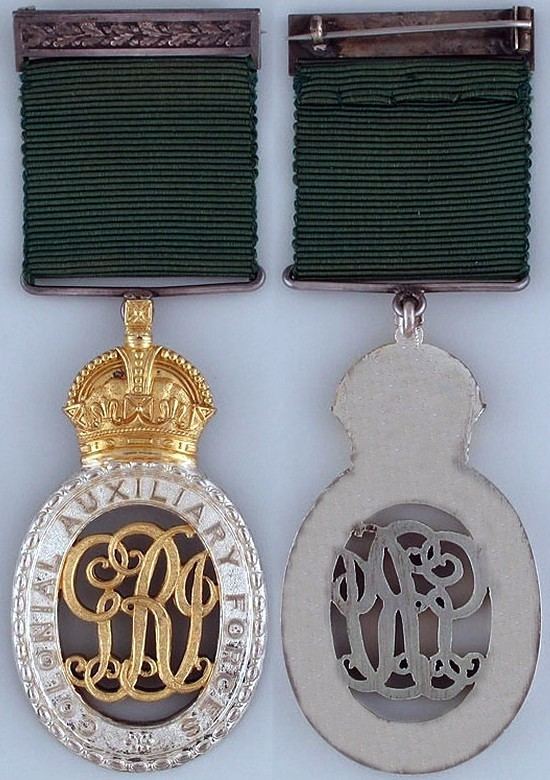 Colonial Auxiliary Forces Officers' Decoration