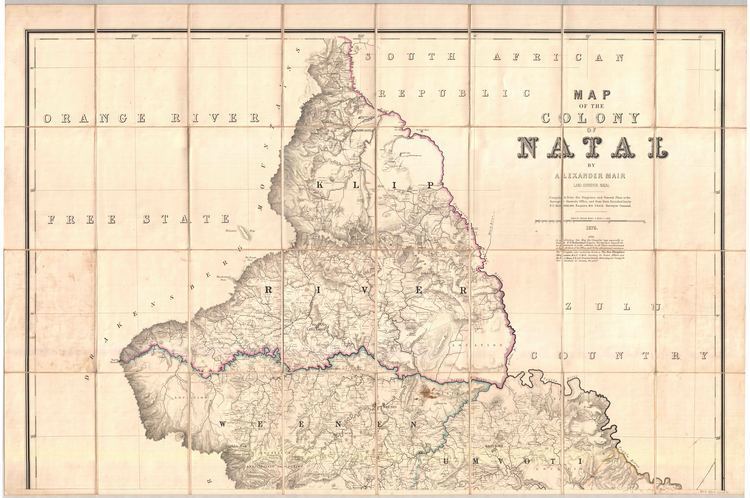 Colony of Natal Map of the Colony of Natal UCT Libraries Digital Collections