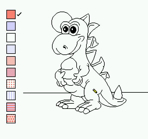 Color a Dinosaur Color a Dinosaur Game Download GameFabrique