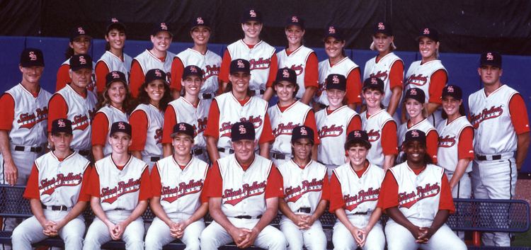 Colorado Silver Bullets Girls with Gloves Baseball Hall of Fame