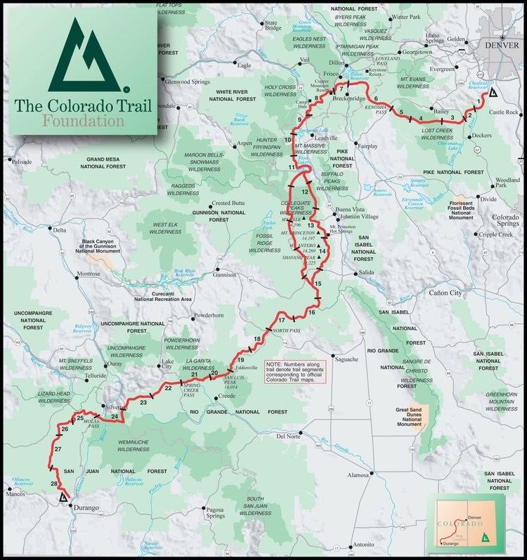 Colorado Trail The Colorado Trail quotEnd to Endquot Guide PMagscom