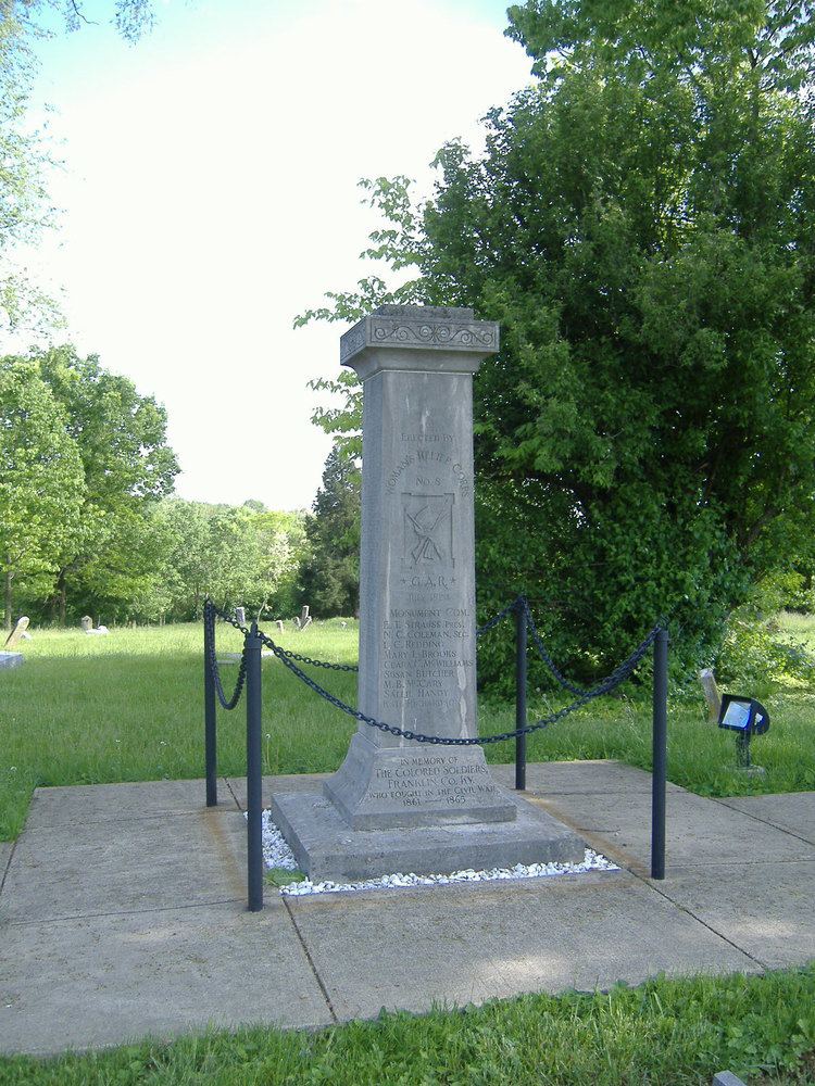Colored Soldiers Monument in Frankfort httpsuploadwikimediaorgwikipediacommons99