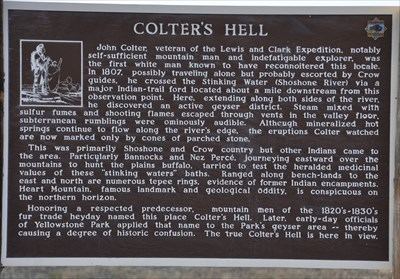 Colter's Hell Colter39s Hell Wyoming Historical Markers on Waymarkingcom