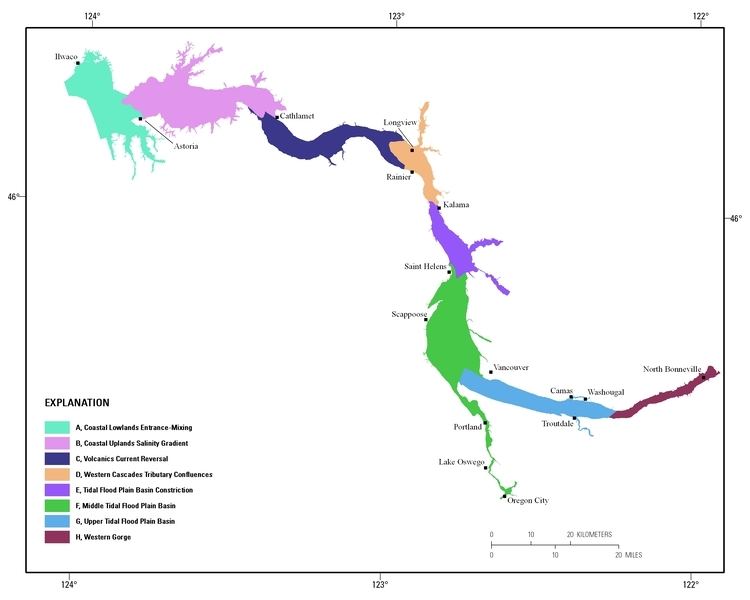 Columbia River Estuary Columbia River Estuary Ecosystem Classification Hydrogeomorphic