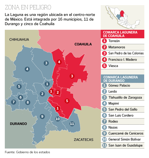 Comarca Lagunera El Universal Los Estados Fustiga violencia Comarca Lagunera