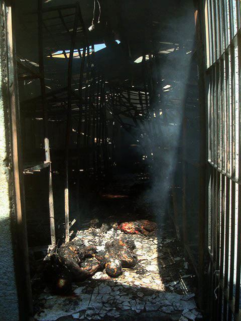 Comayagua prison fire charredbodiesjpg