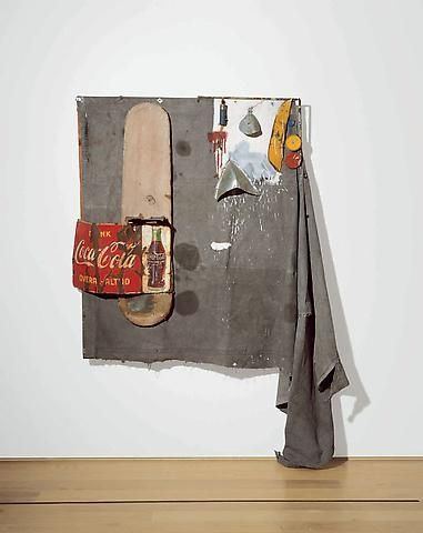 Combine painting Robert Rauschenberg Dylaby Combine Painting 1962 GagosianGallery