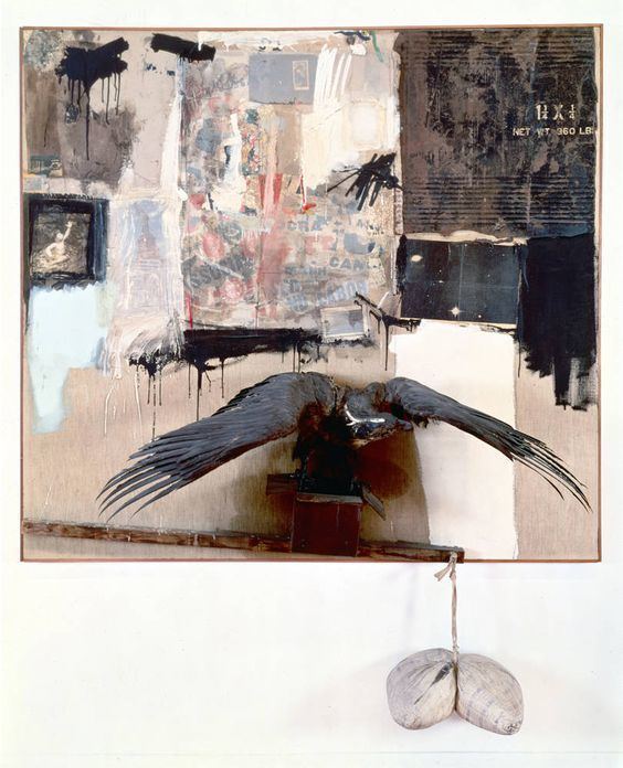 Combine painting Robert Rauschenberg Combines Metals Fabrics and Anthropology