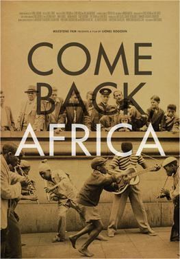 Come Back, Africa movie poster