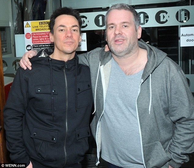 Comedy Dave Chris Moyles pictured on holiday with Comedy Dave39s ex