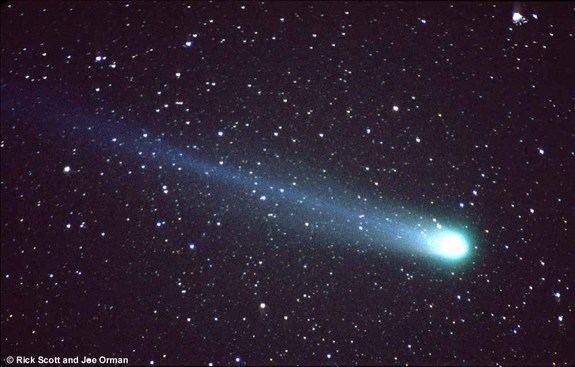 Comet Hyakutake Hyakutake Comet with a Long Long Tail