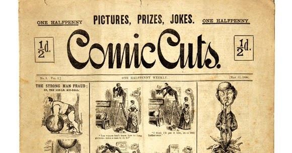 Comic Cuts downthetubesnet news blog Rare first issue of Victorian 39Comic