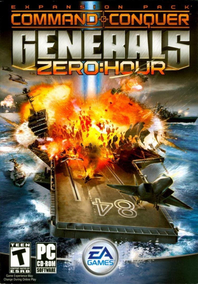 Command & Conquer: Generals – Zero Hour wwwmobygamescomimagescoversl25567commandco