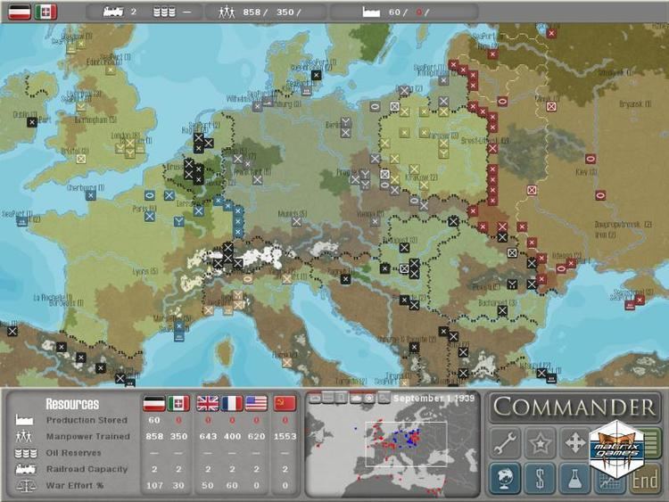 Commander – Europe at War Slitherine Commander Europe at War Gold