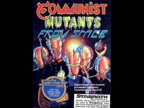 Communist Mutants from Space Communist Mutants From Space Atari 2600 Game Play YouTube