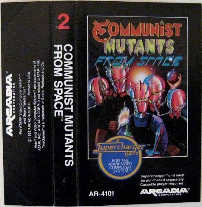 Communist Mutants from Space Atari 2600 VCS Communist Mutants from Space scans dump download