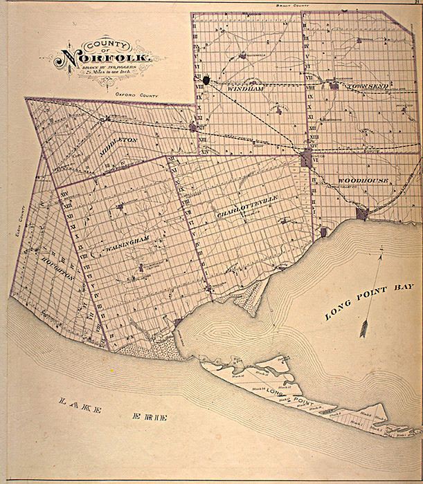 Communities in Norfolk County, Ontario